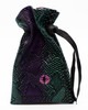 Dragon Eye RPG DnD Dice Bag: Spectral Dragon - Green & Purple